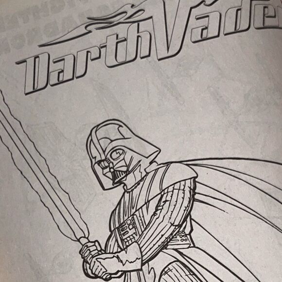 2010 Star Wars 400 Page Book to Color: Anakin to Vader NOT COLORED IN 15 YRS OLD - Picture 3 of 8